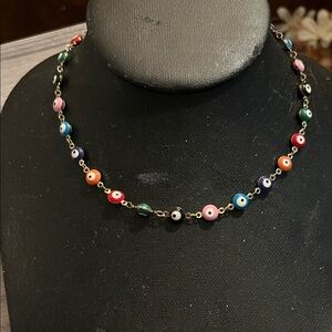 Colorful Evil Eye Necklace